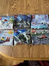 Assorted Lego Poly Bags Including Creator, Batman And Disney Set 6 