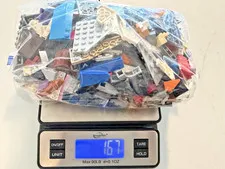 1 LB Genuine LEGO Slopes and Wedges Used Mixed Colors Bulk Building Parts Lot