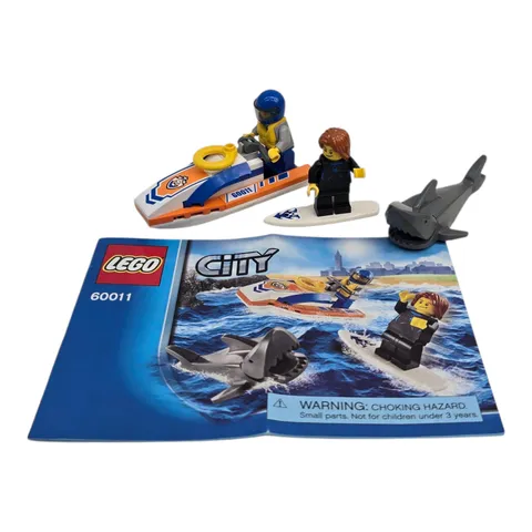 LEGO City #60011 Surfer Rescue 100% Complete w/ Instruction & Minifigure