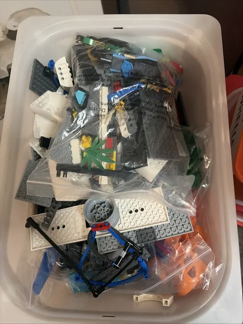 Lego Mixed Box With Storage Container Included. 7 Total Boxes.