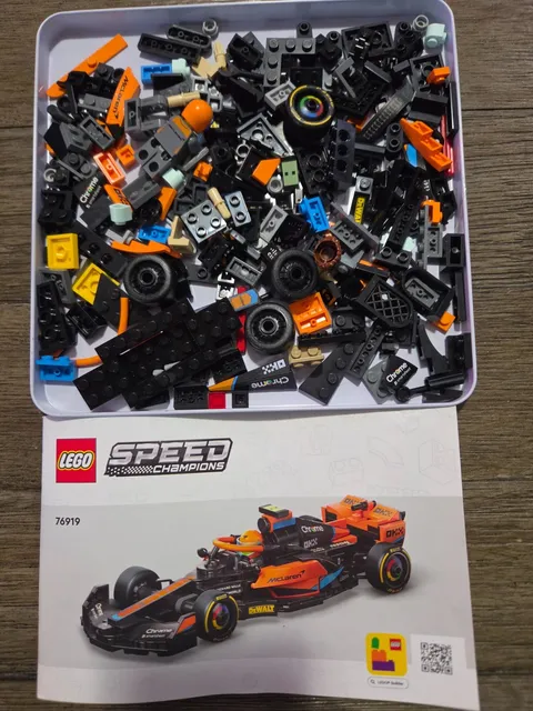 LEGO SPEED CHAMPIONS: 2023 Mclaren Formula 1 Car (76919) - Complete Set (No Box)