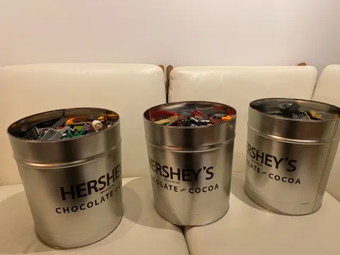 Huge Bulk LEGO Lot – ~30 lbs (3 Full Tins) LEGO Bricks and Pieces and Minifigure