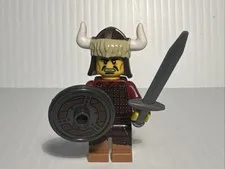 LEGO Hun Warrior Minifigure Series 12 col180 71007 CMF Sword Shield Genuine