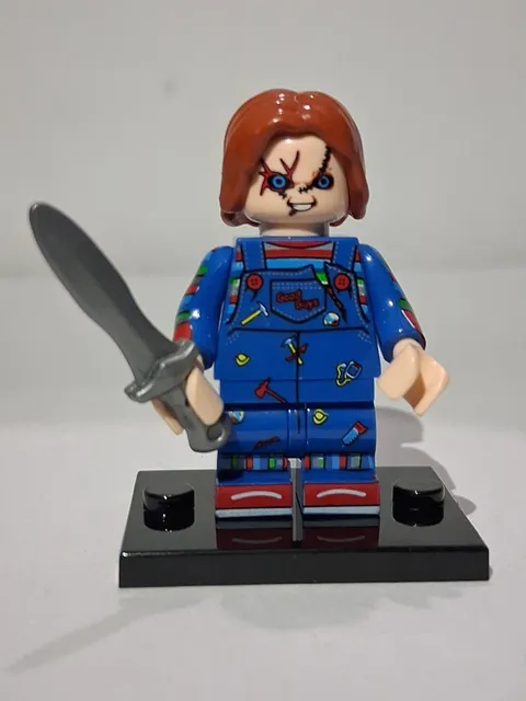 Chucky Custom Lego Inspired In Horror 80s Movie Franchise Childs Play Halloween 