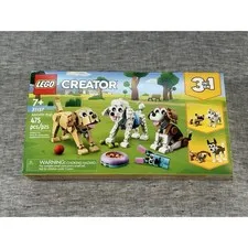 LEGO CREATOR Adorable Dogs 31137 Building Toy 475 Pieces 3-in-1 Puppies NIB