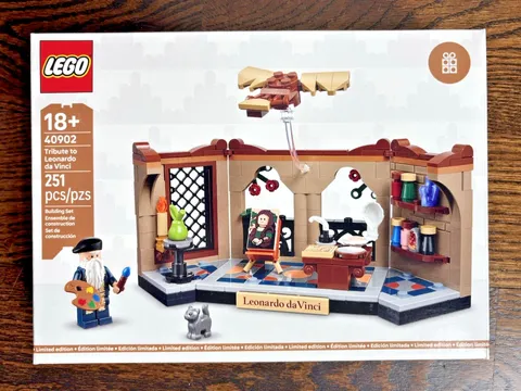 Lego 40902 Tribute to Leonardo da Vinci GWP Limited Edition Art Set - New Sealed