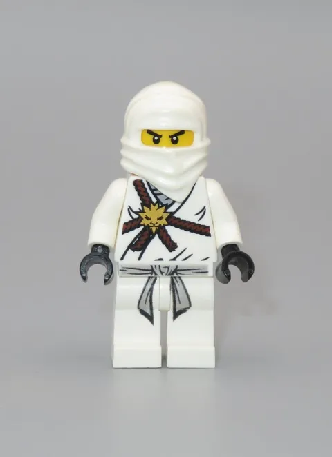 LEGO Ninjago Zane white The Golden Weapon minifigure Ninja 2507 2506 2504