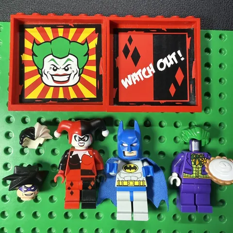 LEGO DC Superheroes Incomplete/Damaged minifigures lot + 2006 Batman Parts