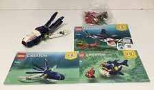 LEGO Creator Deep Sea Creatures 31088 Complete Set Plastic 230 Pieces