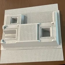 LEGO Vintage Gray Baseplate Lot (2) Large Base Plates as pictured