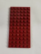 LEGO 6x12 Plate 3028 ● Dark Red ● Flat ● Parts ● 1 Piece