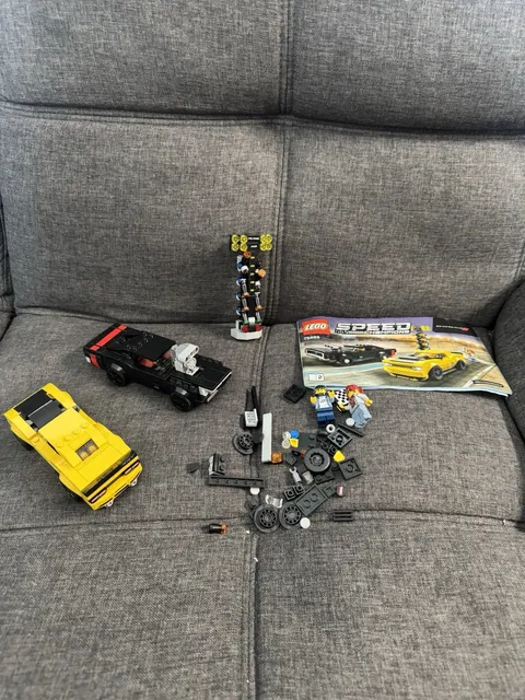 LEGO Speed Champions 75893 2018 Dodge Challenger SRT + 1970 Dodge Charger RT