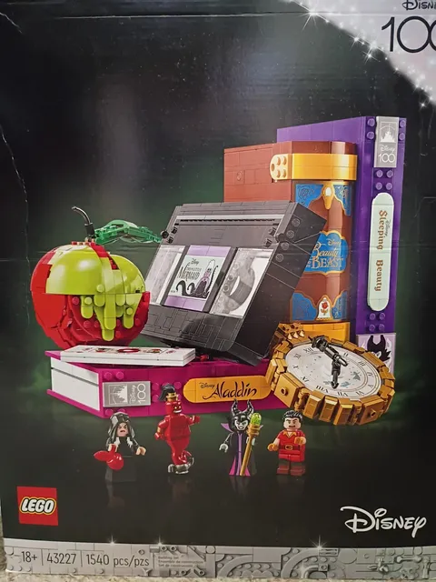 LEGO Disney Villain Icons 43227 Complete Set 1540 pcs 18+