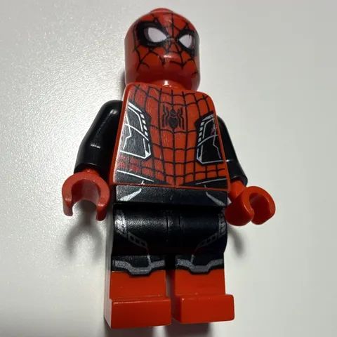 LEGO Spider-Man Minifigure w/ Red/Black Suit, Printed Head Torso Legs