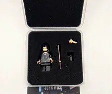 LEGO John Wick Minifigure w/ Accessories Plastic Age 18+ Character Figure