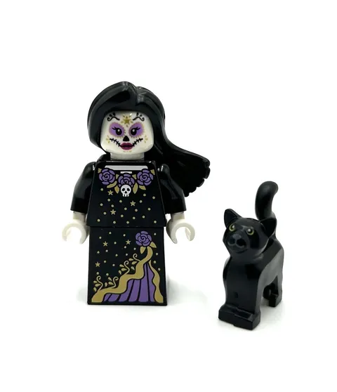 LEGO Day of the Dead Catrina minifigure Fall 2025 Store Exclusive Black Cat