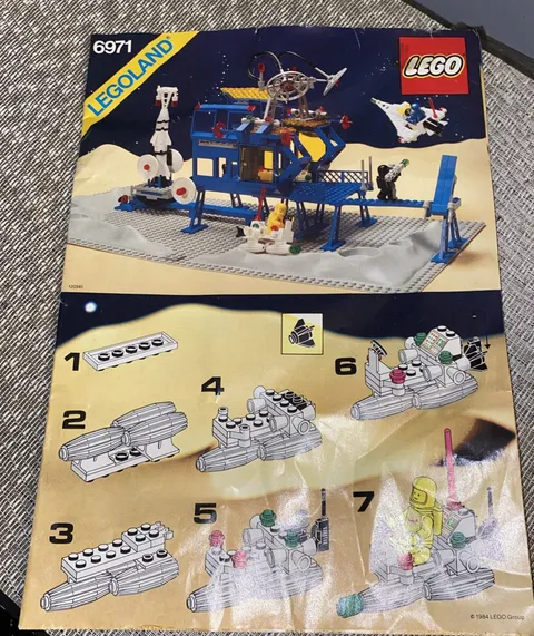 Lego Space Inter-Galactic Command Base (6971) Instruction Booklet Only