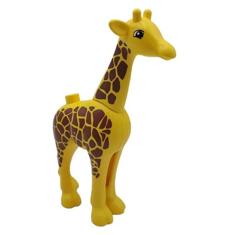 LEGO Duplo Giraffe 615J2 6in Movable Head Zoo Safari Animal Big Zoo 6157 Cleaned