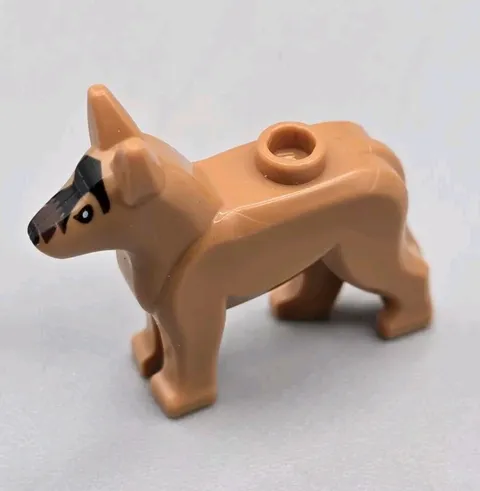 LEGO City Brown Police Dog Animal Minifigure Alsatian German Shepherd 92586pb01
