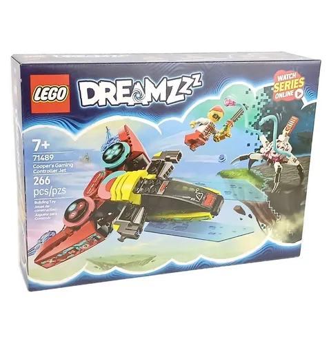 LEGO® DREAMZzz™ Cooper's Gaming Controller Jet 266 Piece Building Set 71489