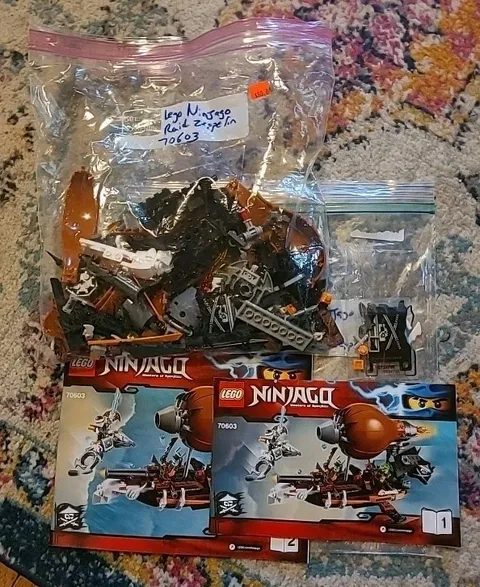 LEGO NINJAGO Masters Of Spinjitzu: Raid Zeppelin (70603) Incomplete No Minifigs