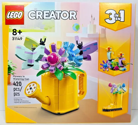 LEGO 31149 Creator 3 in 1 Flowers in Watering Can Boot Birds New Sealed NISB