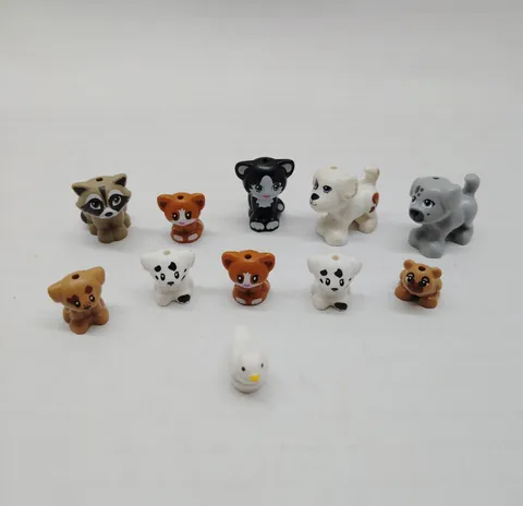 LEGO FRIENDS PET Dogs, Cats, Bird, & Squirrel -Lot Of 11