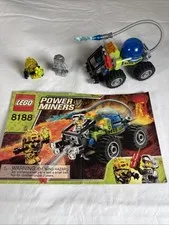 Lego Power Miners: Fire Blaster 8188 Complete With Manual Retired Set