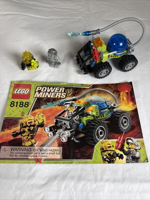 Lego Power Miners: Fire Blaster 8188 Complete With Manual Retired Set
