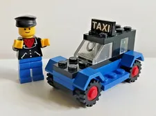 GENUINE LEGO SET 608 TAXI COMPLETE BUILD NO BOX NO INSTRUCTIONS