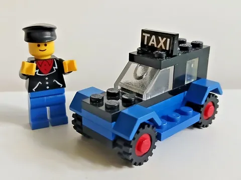 GENUINE LEGO SET 608 TAXI COMPLETE BUILD NO BOX NO INSTRUCTIONS