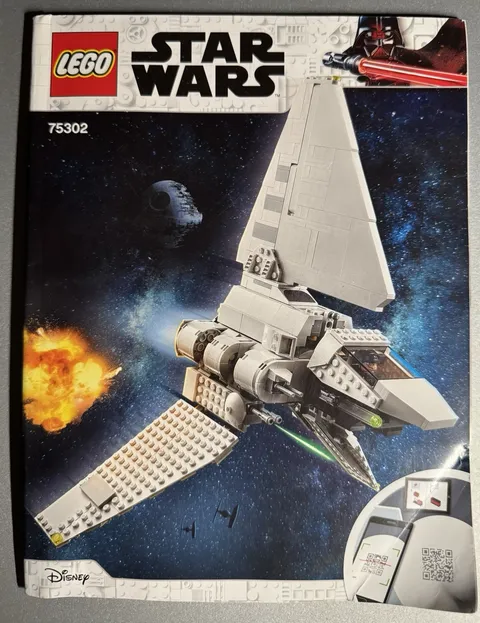 LEGO 75302 Star Wars Imperial Shuttle Instruction Manual ONLY