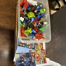 Lego Hero Factory Super Hero Bulk Lot Hulk Joker Batman Ironman Robin