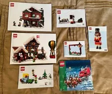 Lego Instruction 7 Manual Only Alpine Lodge Santa Post Office Sleigh Reindeer