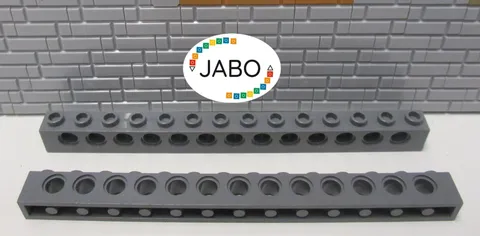 (J15/1/4) LEGO Technic 2 x 32018 Perforated Beam 1x14 New Dark Grey