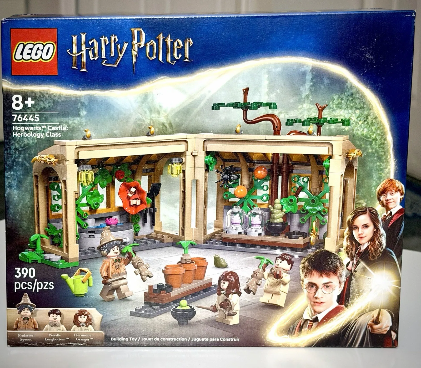 LEGO Harry Potter 76445 Hogwarts Castle Herbology Class 390 PCS New Sealed