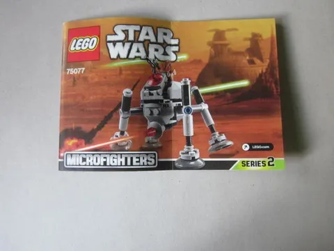 Lego Building Instructions Instruction Star Wars 75077 Microfighters Series 2