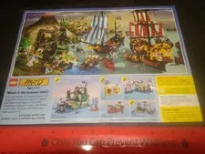 ⭐Lego Pirates 1991 Small Poster Pamphlet⭐