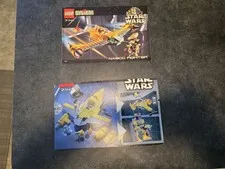 Vintage LEGO Star Wars 7141 Naboo Fighter Instructions Only + BONUS Box Art