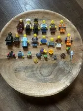 12 LEGO Minifigures Mixed Lot of Minifigures & Parts Assorted Characters