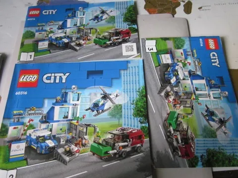 Lego Building Instructions Instruction City 60316 Part 1 to 3 Part 1 Thru 3