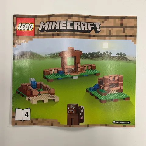 Lego Minecraft 21135 - Instruction Manual Only