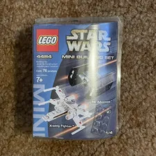 LEGO Star Wars Mini Building Set 4484 X-wing Fighter & TIE Advanced 76pc