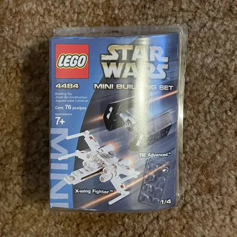 LEGO Star Wars Mini Building Set 4484 X-wing Fighter & TIE Advanced 76pc