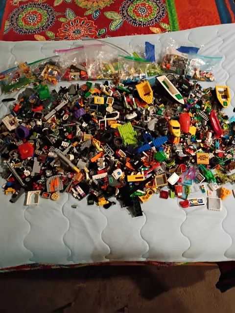 LEGO Bulk Bricks and Parts Lot Mixed Themes 12lbs Loose Pieces Specialty Vehicle