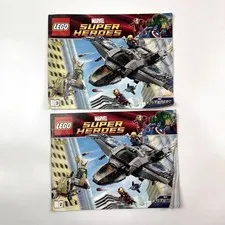 LEGO Marvel Super Heroes 6869 Avengers Instruction Manuals Booklets 2 & 3