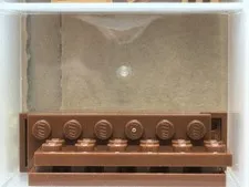 LEGO Parts - Reddish Brown Plate 2 x 6 - No 3795 - QTY 5