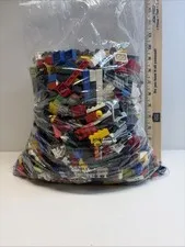 LEGO Brick and Mini Figure Bagged Lot Varying Sizes, Colors And Accessories