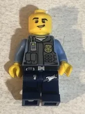 Lego Police Officer Cop Mini figure  Action Figure Toy Minifig L2