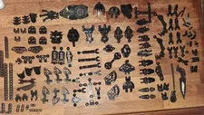 BC Lego Large Lot 119 Black Bionicle Pieces Connectors Legos Mask